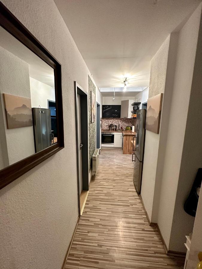 Apartment Zum grünen Hirsch inkl. Parkplatz Érfurt Exterior foto