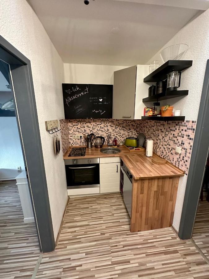 Apartment Zum grünen Hirsch inkl. Parkplatz Érfurt Exterior foto